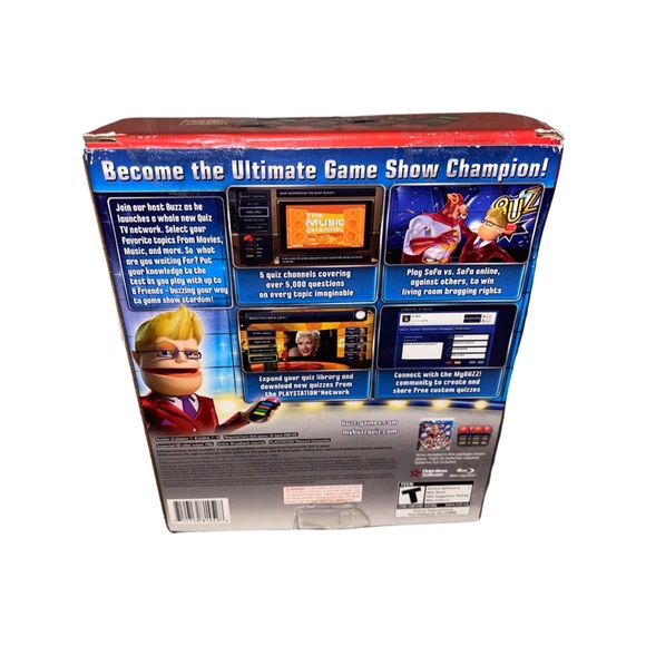 Buzz! Quiz TV For Playstation 3:Brand New in Box:Rare trivia Vintage Video Game - Picture 2 of 5